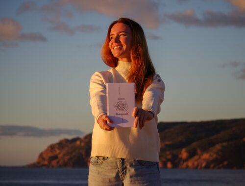 Обкладинка книги Бізнес чи материнство ? Авторка Ірина Порецька. Книга для жінок про поєднання сім'ї та кар'єри